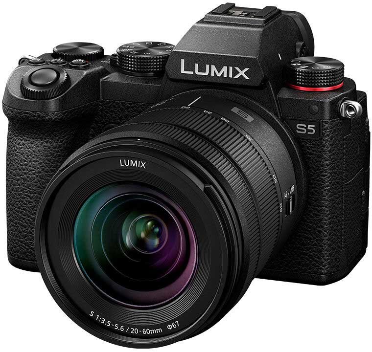 Panasonic Lumix S5 4K Mirrorless Full-Frame L-Mount Camera with Lumix S  20-60mm F3.5-5.6 Lens - Photo Service
