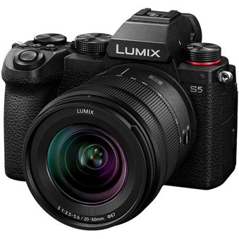 Panasonic Lumix S5 4K Mirrorless Full-Frame L-Mount Camera with Lumix S  20-60mm F3.5-5.6 Lens