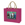 Jute Bag with Photo - Pink 