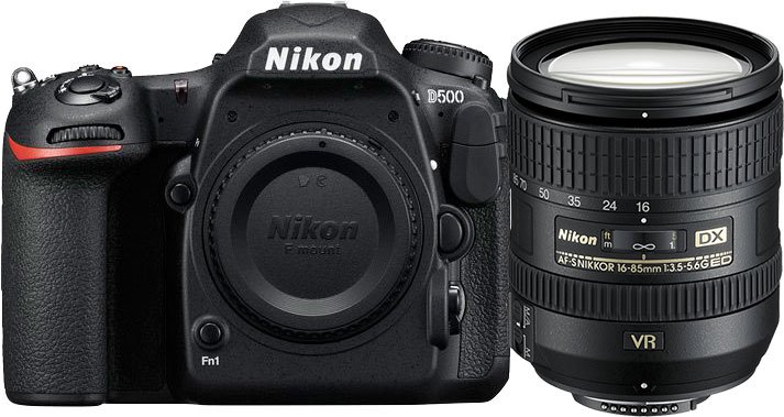 Nikon D500 Dslr Camera With Af S Dx 16 85mm F 3 5 5 6 G Ed Vr Lens Black Mike S Camera