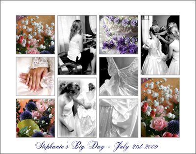 24 x 20 Collage with White Border and Grey Outline, 10 images