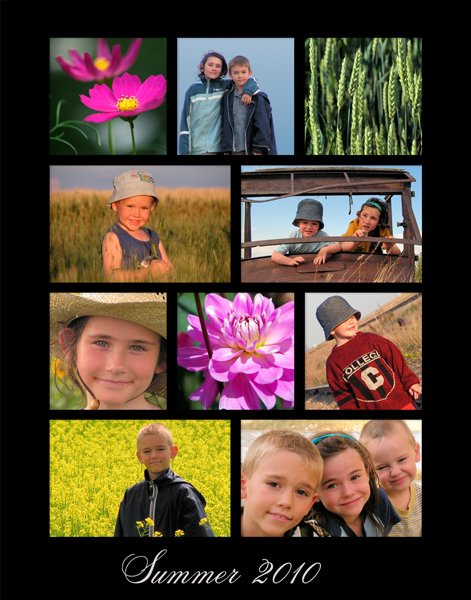 16 x 20 Collage 10 images Industrial Color Lab