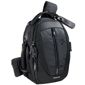 Black Vanguard UP-Rise II 34 Sling Bag with Expanding Capacity for DSLR Camera 