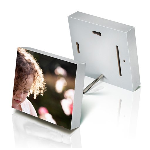 12.7cm x 12.7cm White Photo Block (Matte)