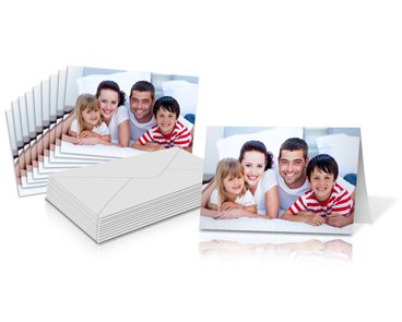 5x7" Folded Card Landscape - Single-sided (20 Pack)