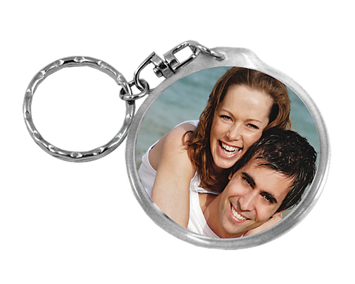 Medium Round Photo Keyring