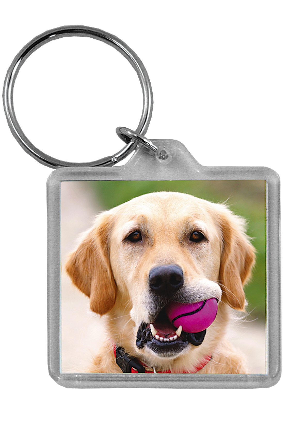 Square Photo Keyring