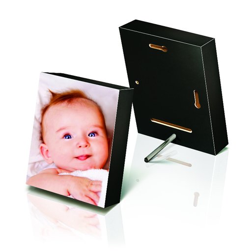 6x8 Black Photo Block (Gloss)