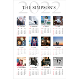 12 x 18 Poster Calender -12 images