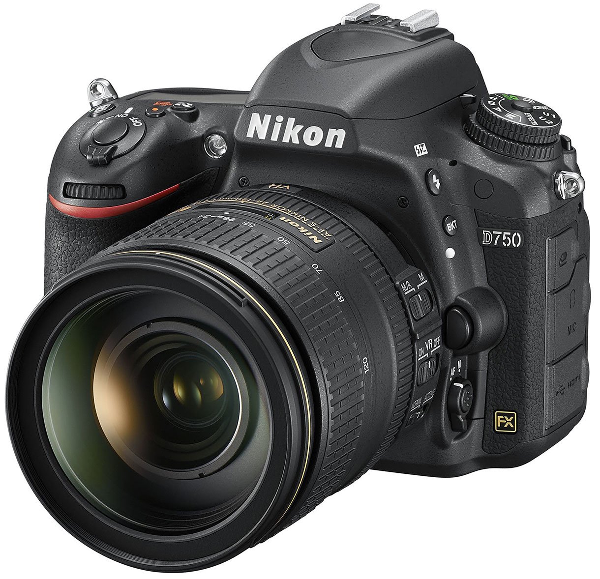 Nikon D750 DSLR Camera with AF-S NIKKOR 24-120mm f/4G ED VR Lens