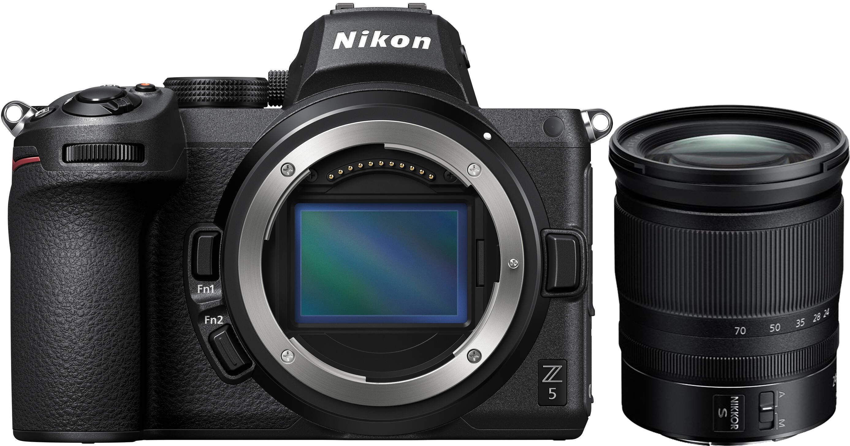 Nikon Z5 +24-70mm f4 S , Nikon FTZ元箱付き Nikon Z 5 + 24-70mm Lens Aynasız Fotoğraf Makinesi Fiyatları