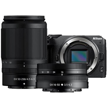 Nikon Z50 +16-50 mm + 50-250 mm, Cámara mirrorless Aps-C