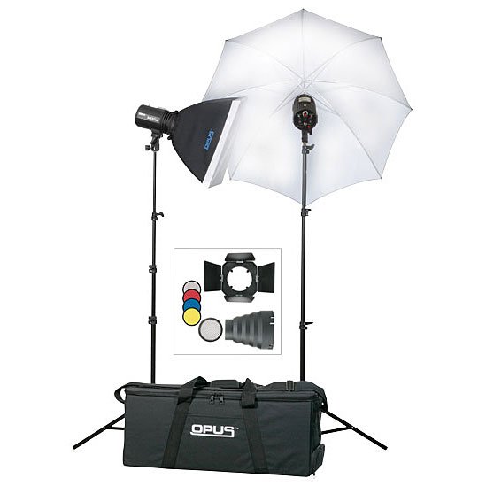 Opus M1002 2 Light Home Studio Lighting Kit Neptune Photo Inc.