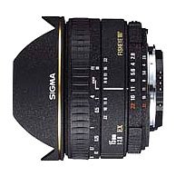 Sigma 15mm F/2.8 EX DIAGONAL Fisheye for Canon