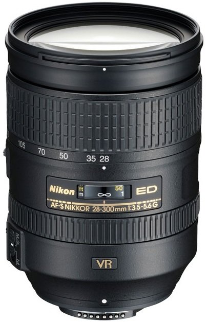 Nikon AF-S NIKKOR 28-300mm f3.5-5.6G ED VR - Gene 