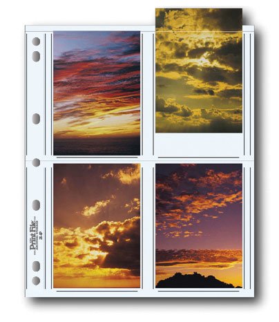 Print-File -8P Photo Pages (25 pack