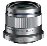 Olympus M. Zuiko Digital ED 45mm f1.8 Lens - Silver - Mike's Camera