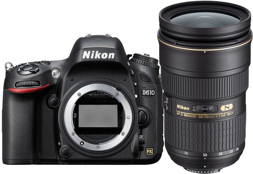 Nikon D610 Dslr Camera With Nikkor 24 70mm F 2 8g Ed Lens Black Digital Cameras Dakis Demo Site Product Specification