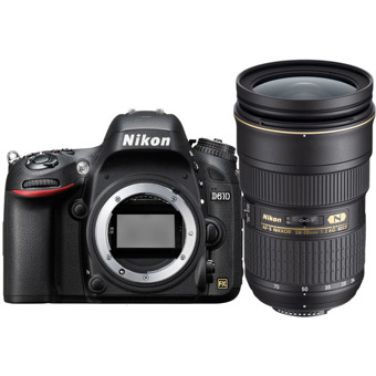 Nikon D610 Dslr Camera With Nikkor 24 70mm F 2 8g Ed Lens Black Digital Cameras Dakis Demo Site Product Specification
