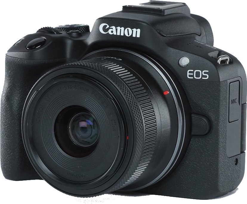 Canon EOS R50 ミラーレスカメラ RF-S 18-45mm Canon EOS R50 Mirrorless Camera with RF-S 18-45mm f4.5-6.3 IS STM
