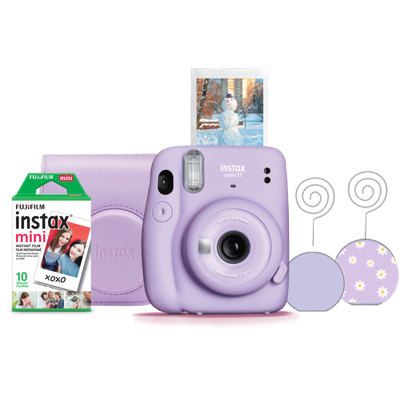 Fujifilm Instax Mini 11 Instant Film Camera - Gift Set - Lilac Purple