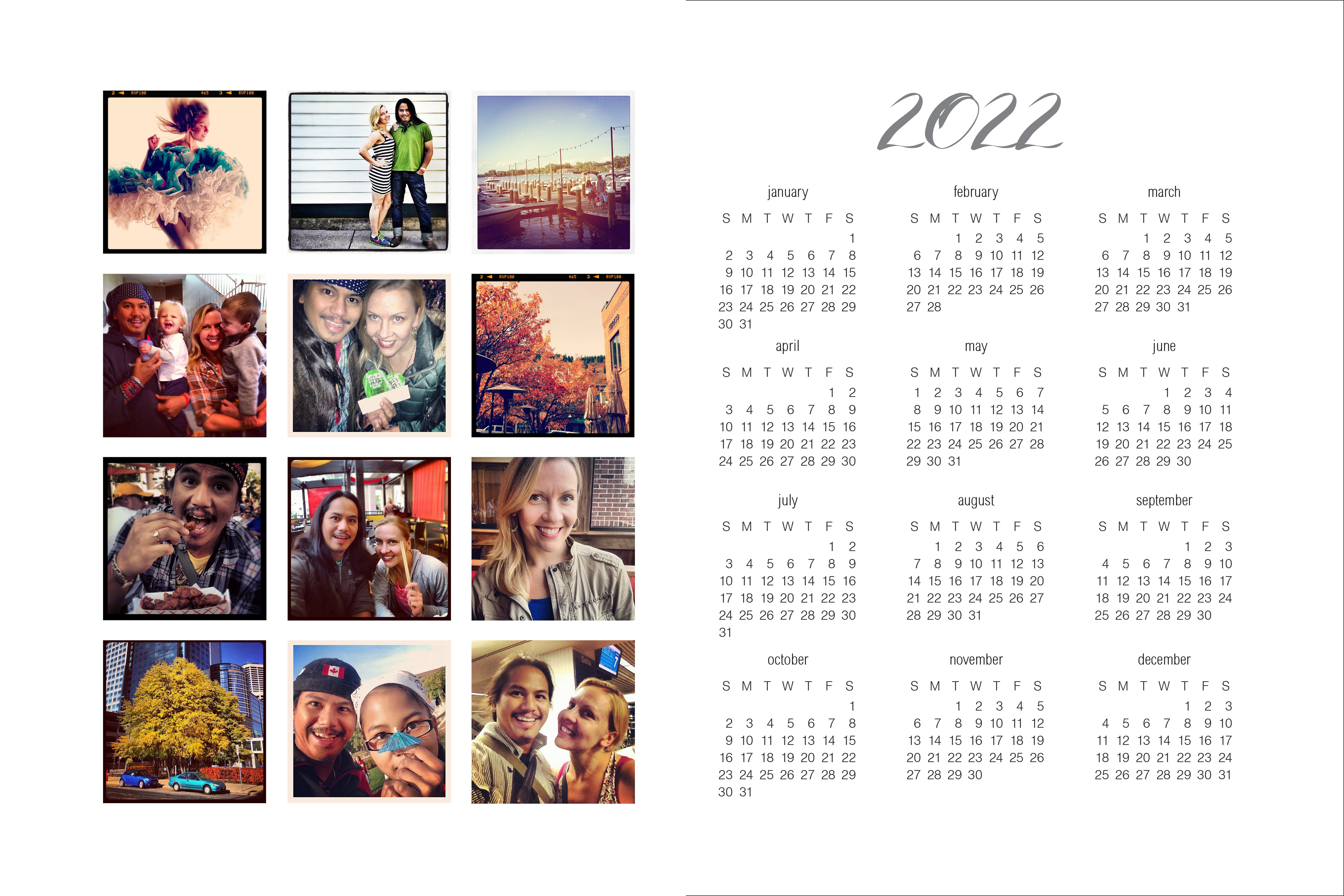 12x18 Poster Calendar 2022 Green Mountain Camera