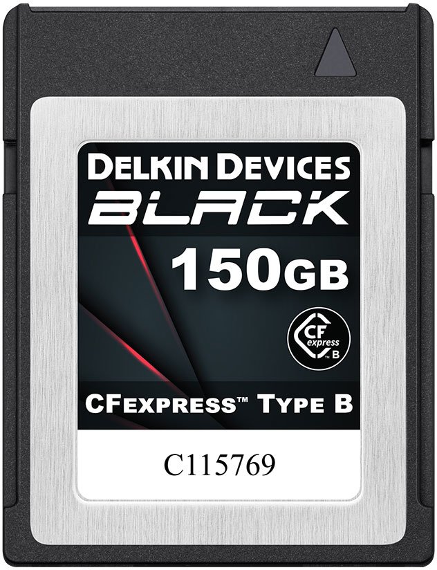 Delkin-Devices 150GB BLACK CFexpress Type B Memory Card