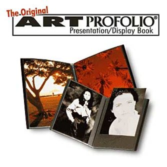 Itoya I-Series Art Profolio - 8 1/2'' x 11'', Black, Portrait, 48 Pages
