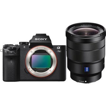ondanks knal oplichter Sony A7II Full-frame Mirrorless Interchangeable-Lens Camera with FE 16-35mm  F4 ZA OSS Lens - Black - Mike's Camera