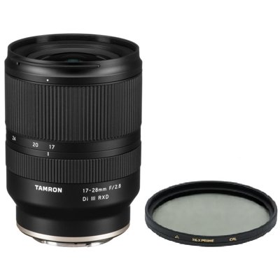 Tamron 17-28mm F2.8 Di III RXD for Sony E with ProMaster 67mm HGX Prime  Circular Polarizer Filter