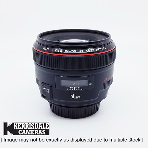 Canon-Used 50mm f1.2 L USM – Canon EF Mount – Used # 587.156A12L