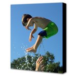 4 x 4 Photo Block - Black Edge (18mm)