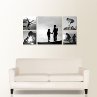 Plaza 5 Piece Canvas Wall Display with 12mm Image Wrap