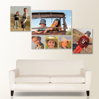 Summit 6 Piece Canvas Wall Display with 12mm Image Wrap