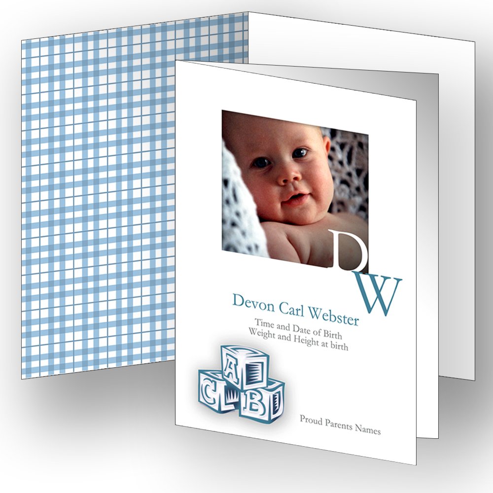 Baby Blocks A - Blue