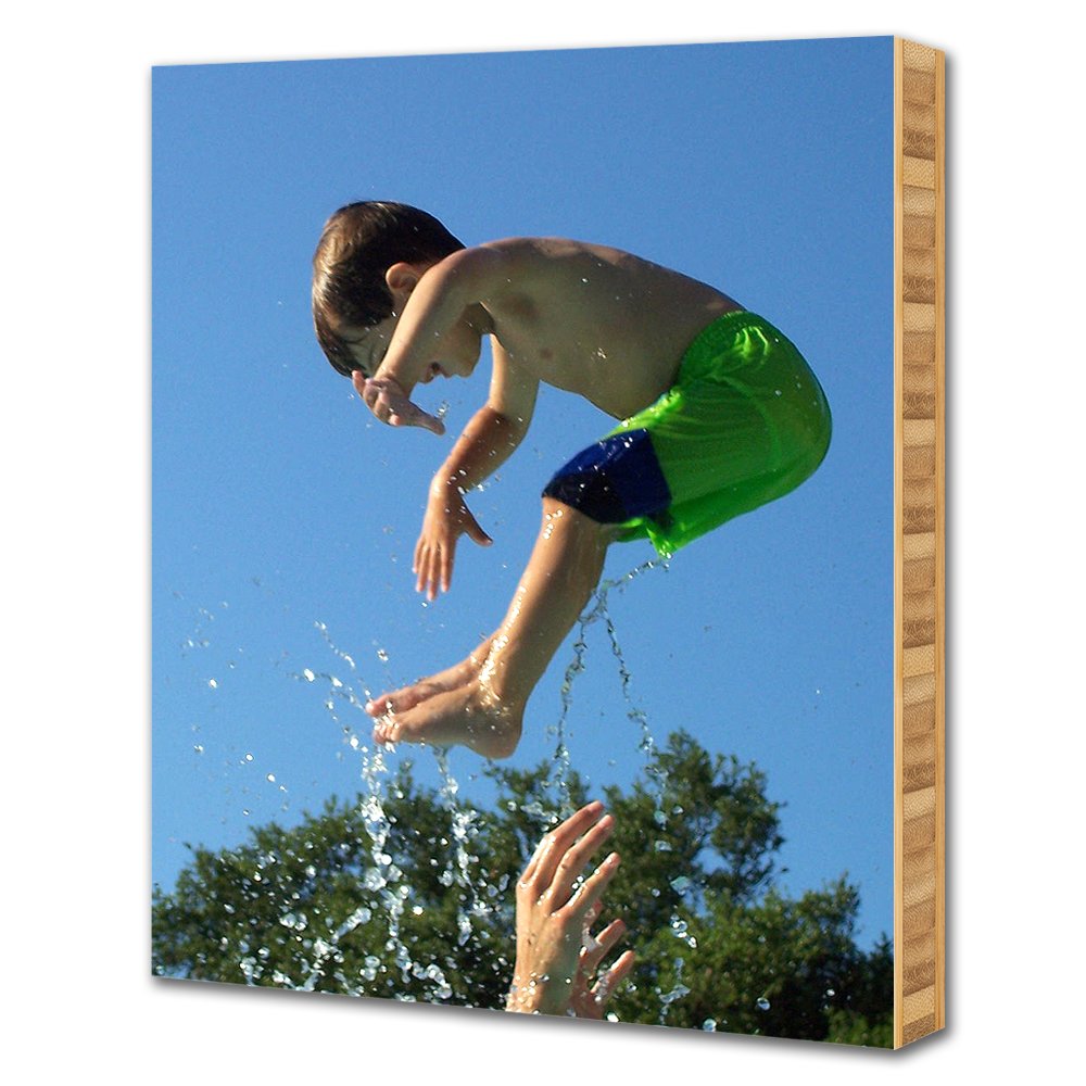 5 x 7 Block Mount - 18mm Black Edge