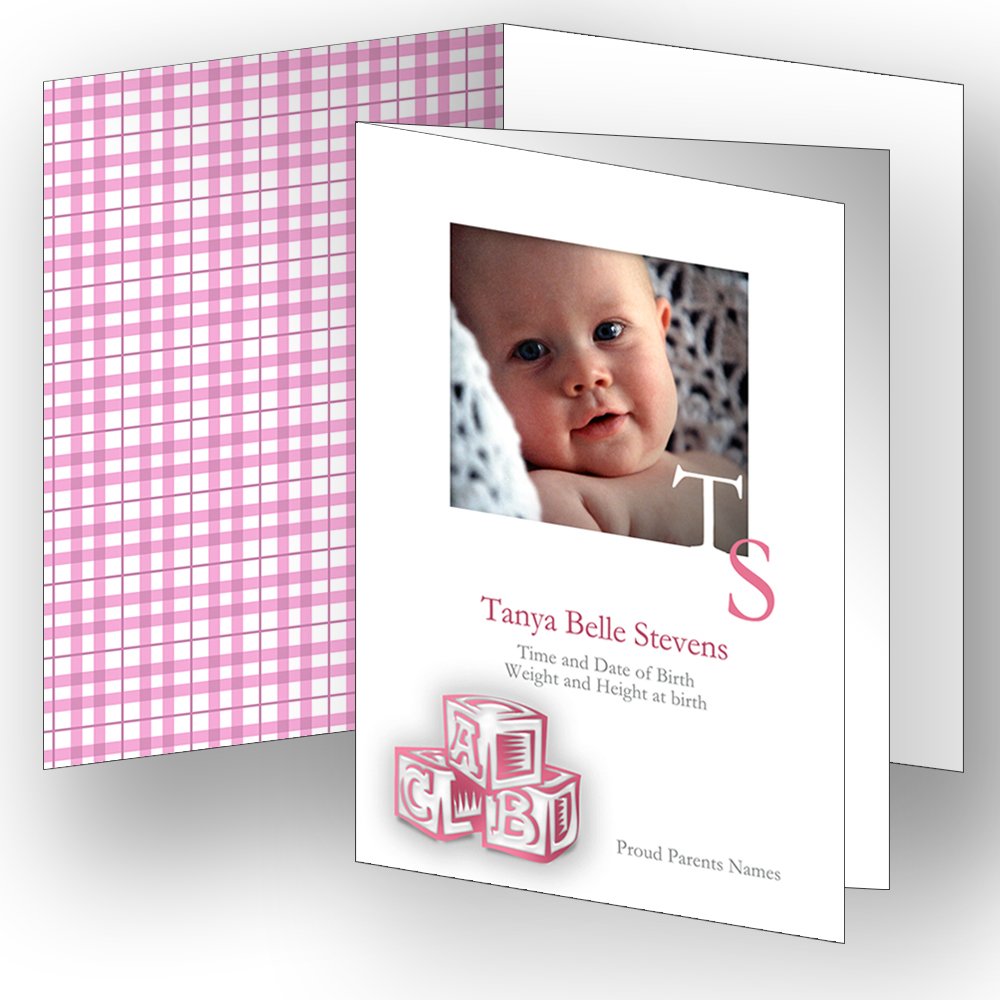 Baby Blocks A - Pink