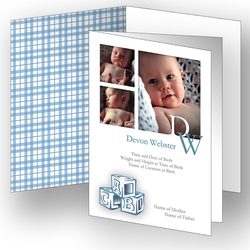 Baby Blocks B - Blue