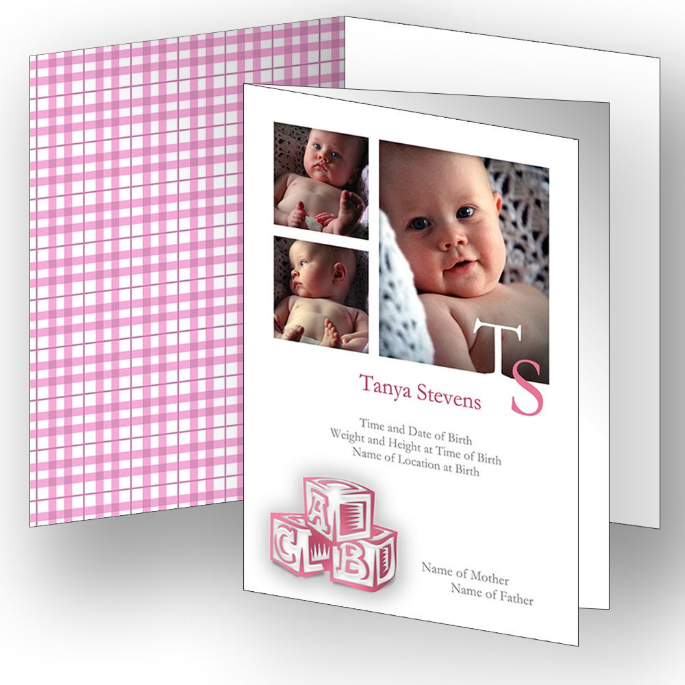 Baby Blocks B - Pink