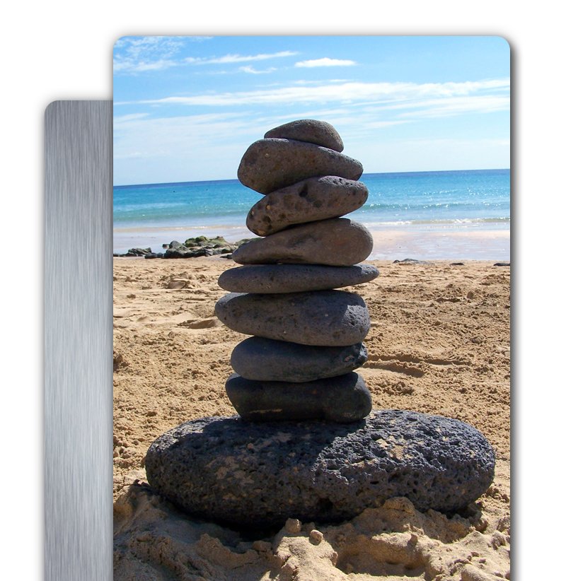 8x10" photo on metal - Vertical