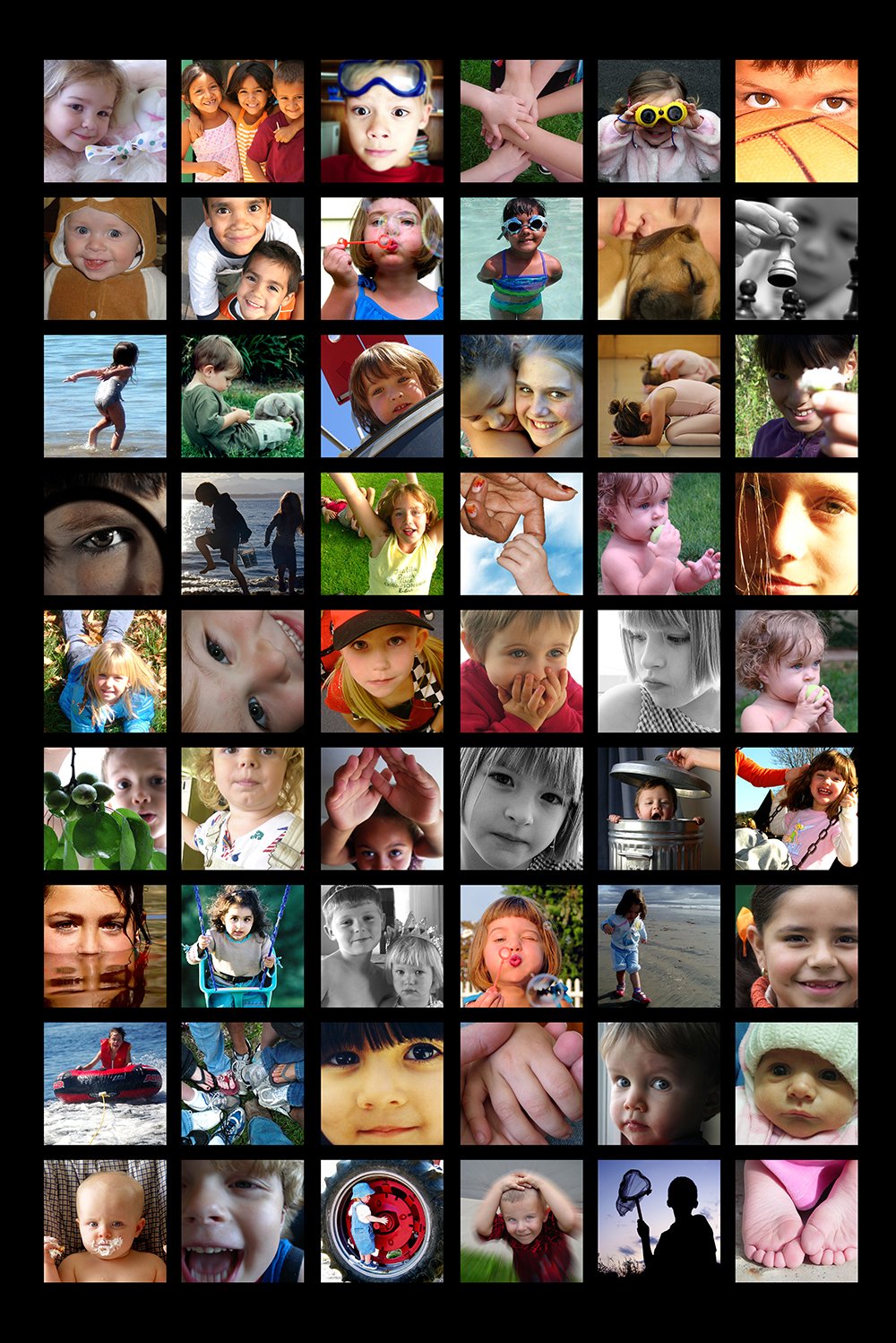 24x36 Collage (54 photos) Sharp Prints