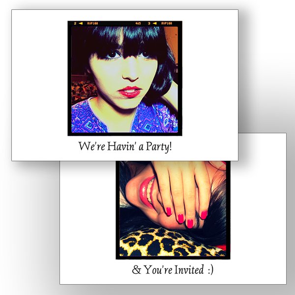 5x7 Horizontal 2 Sided Card