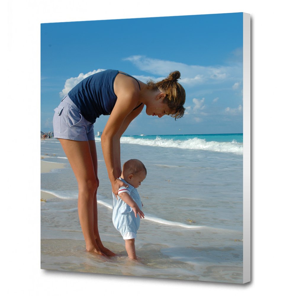 A1 - 59.4 cm x 84.1 cm Canvas - 1.5 inch White Wrap