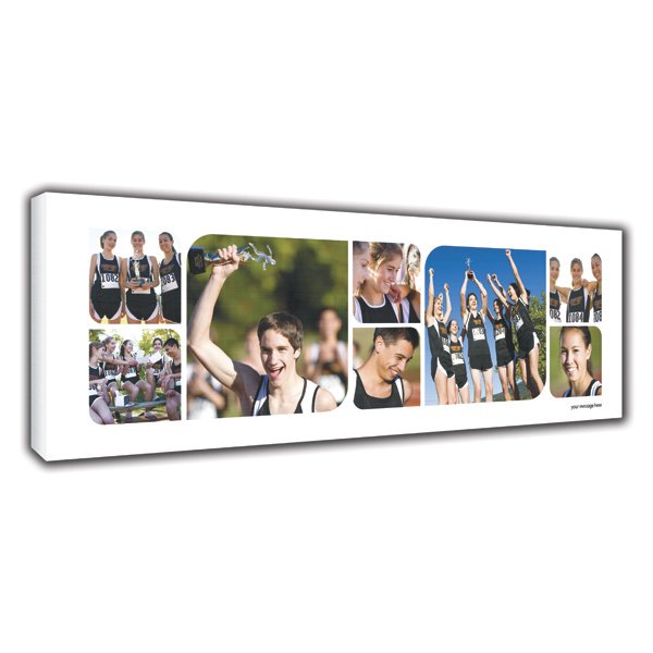 36x12'' Canvas 8 Photos Collage Fotofast