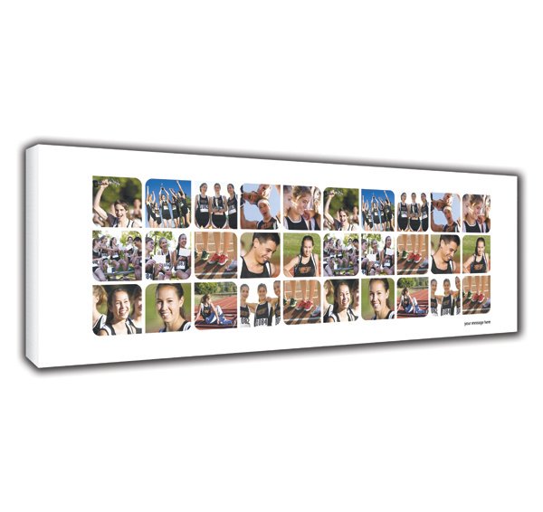 12x36'' Canvas 30 Photos Collage Fotofast