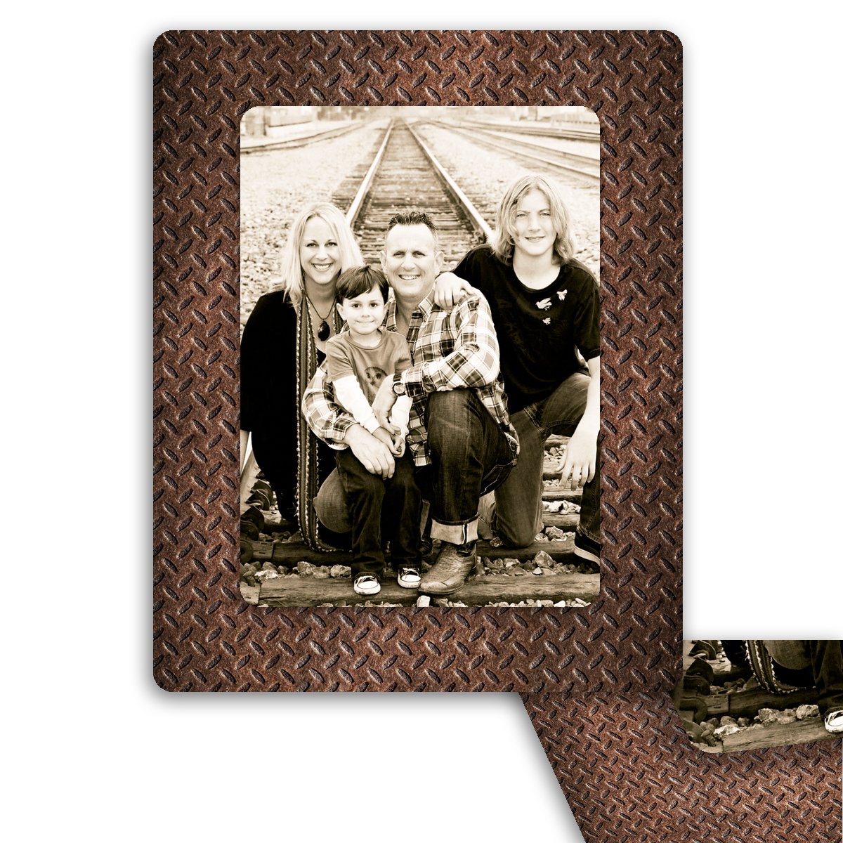 Metal on Metal 18V (5x7 on 8x10)