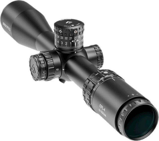 Arken Optics EPL4 624x50 FFP MOA VHR Illuminated Reticle with Zero Stop 30mm Tube Camera