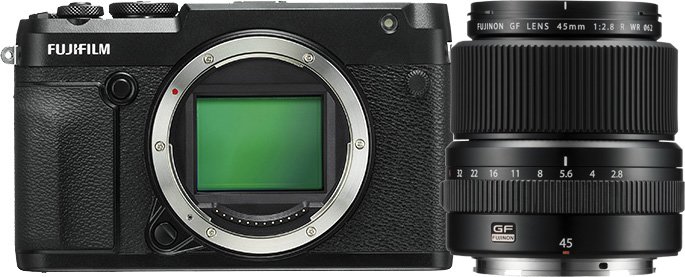 デジタルカメラ FUJIFILM GFX 50R +GF45mmF2.8 R WR Fujifilm GFX 50R Medium Format Mirrorless Digital Camera