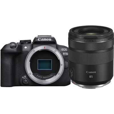 Canon EOS R10 Mirrorless Camera with RF 85mm f2 Macro IS STM Canon EOS R10 Mirrorless Camera with RF 85mm f2 Macro IS STM