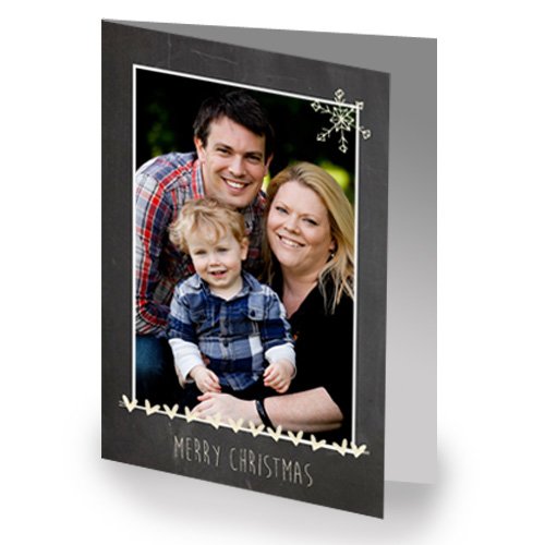 6x4 Snowflake Christmas Card